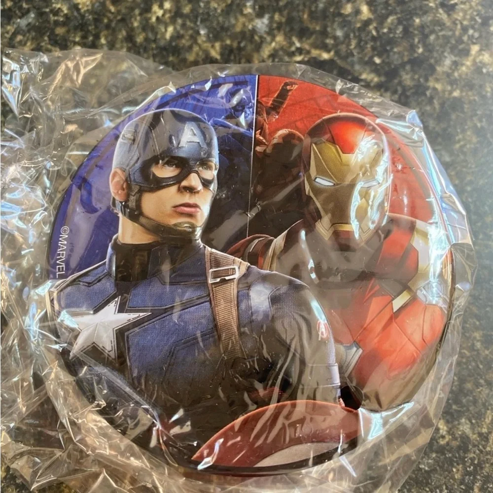 Marvel Captain America and Iron Man Design Empty Tin - Picture 3 of 5